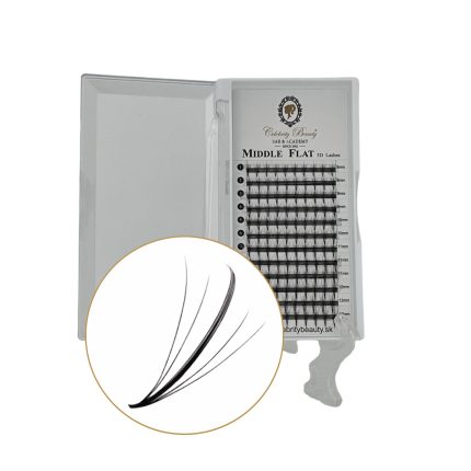 střední ploché řasy 5D