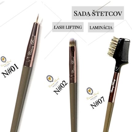 laminování řas kartáčkem